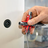 Knipex 00 11 06 v01 schakelkastsleutel met 9 profielen - vlakken-vierkant