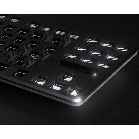 Pulsar pcmk 2he tkl mechanical gaming keyboard (wit, us lay-out (qwerty), 80% (tkl), rgb, pbt double-shot keycaps, hot-swap)