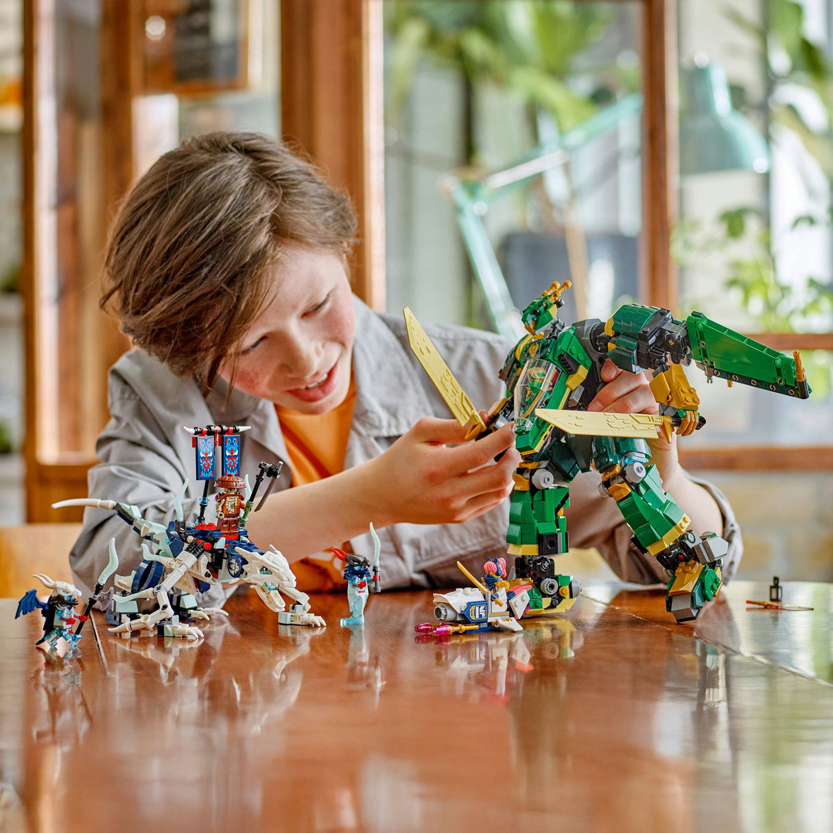 Lego ninjago - lloyds vliegtuigmecha constructiespeelgoed (71845)