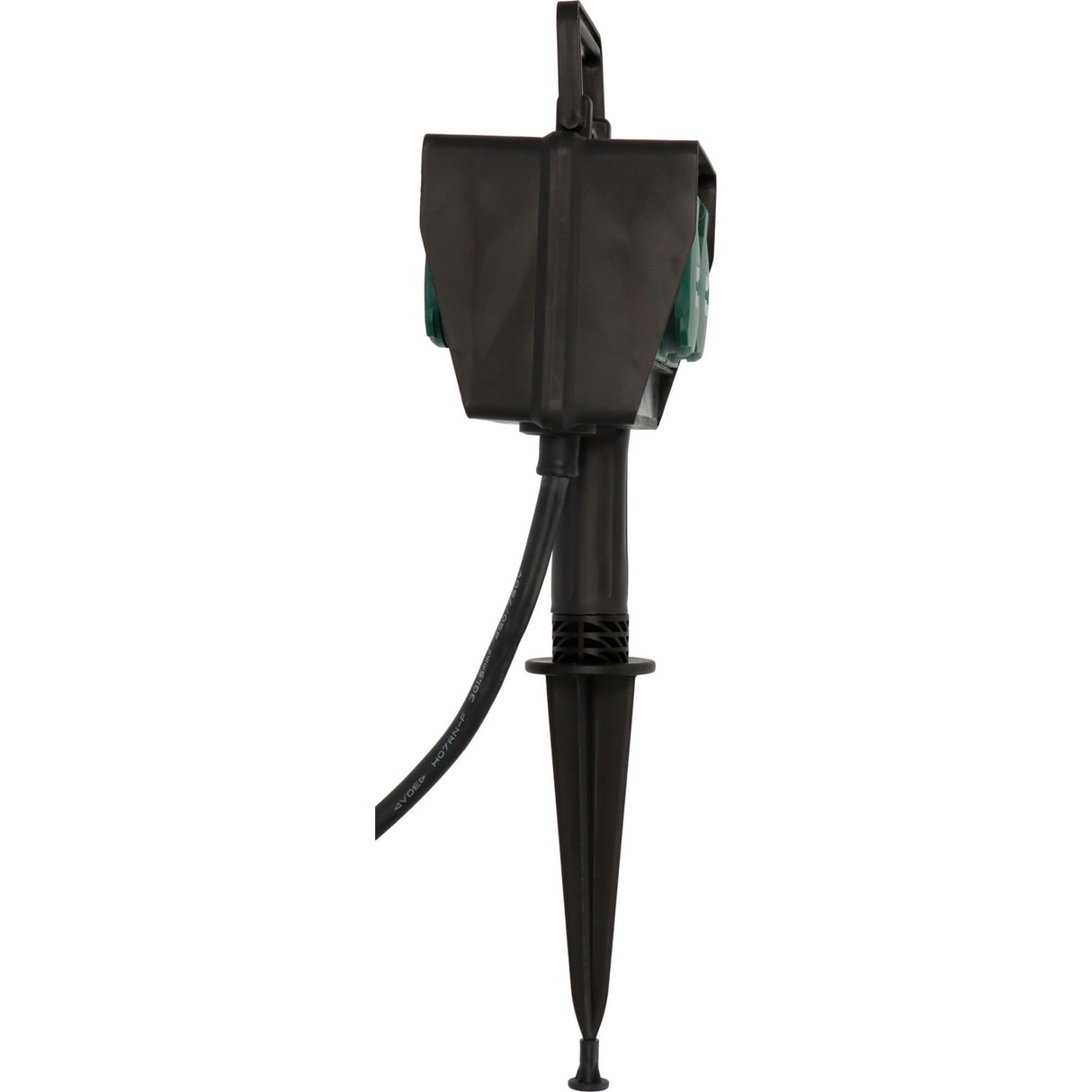 Brennenstuhl tuincontactdoos met aardspies 1154450 stekkerdoos (zwart, 10 meter, ip44)