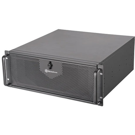 Silverstone rm42-502 rack behuizing (zwart | 2x usb-a 3.2 (5 gbit s) | 1x usb-c 3.2 (5 gbit s) | 2x audio)