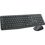 Logitech mk235 draadloze desktopset (zwart, us-international lay-out (qwerty))
