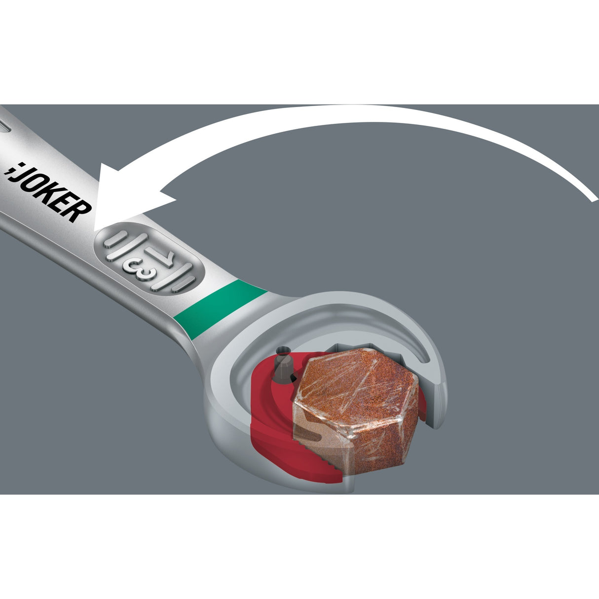 Wera joker switch steek- en ringratelsleutel moersleutel (sleutelbreedte 11)