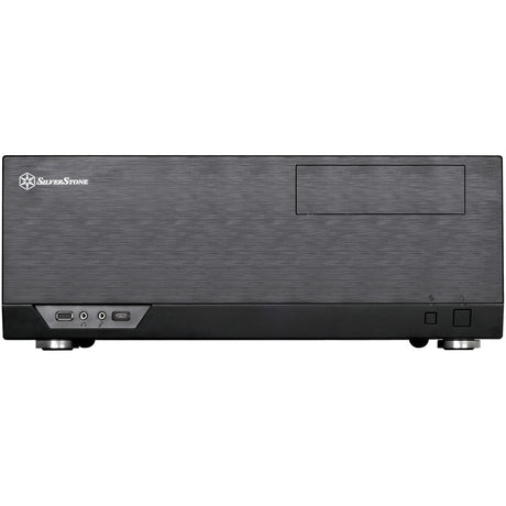 Silverstone sst-gd09b-c htpc behuizing (zwart | 1x usb-a | 1x usb-c)