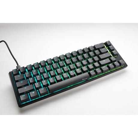 Ducky one 3 classic sf rgb mechanisch toetsenbord (zwart, us lay-out (qwerty), cherry mx brown, 65%, rgb leds, double-shot pbt, hot-swappable, quack mechanics)