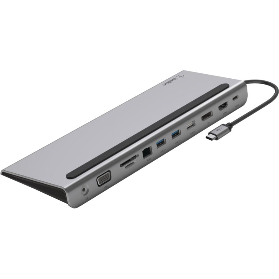 Belkin connect 11-in-1 usb-c hub dockingstation (zilver zwart)