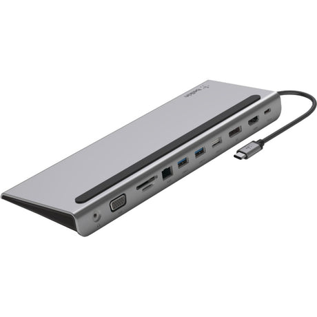 Belkin connect 11-in-1 usb-c hub dockingstation (zilver zwart)