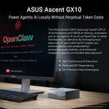 Asus ascent gx10 arm v9.2-a 128 2 mini-pc (donkergrijs | nvidia gb10 grace blackwell | dgx spark | nvlink-c2c | 128 gb | 2 tb ssd)