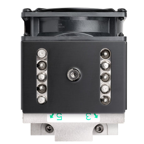 Silverstone sst-xe04-sp5b cpu-koeler (4-pins pwm fan-connector)