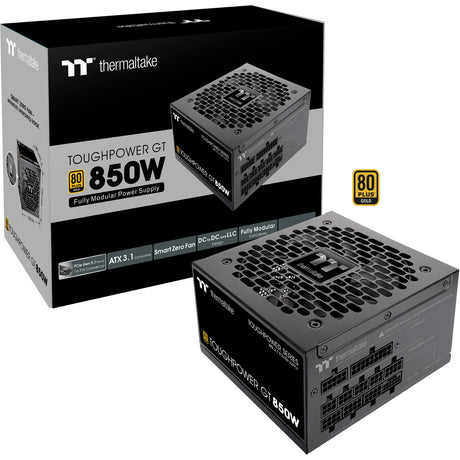 Thermaltake toughpower gt modulaire 850 watt voeding (zwart, 4x pcie)
