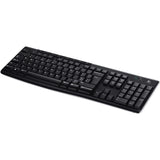 Logitech wireless keyboard k270 (zwart, eu lay-out (qwerty), rubberdome)