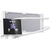 Xyz pc gear hydrotemp aio 240 waterkoeling (wit, argb, pwm)