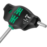 Wera 454 10 hf set imperial 1 stiftsleutelset t-greep hex-plus (zwart groen, met vasthoudfunctie, duims, 10-delig)