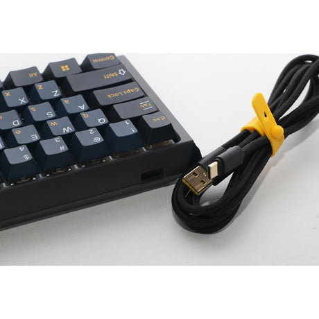 Ducky one 3 pro mini rgb mechanisch gaming toetsenbord (zwart, us lay-out (qwerty), cherry mx2a brown, 60%, rgb led, double-shot pbt, quack mechanics, hot swap)