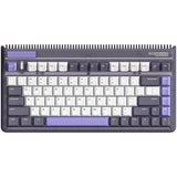Iqunix og80 lavandin wireless mechanical keyboard (lavendel, us lay-out (qwerty), cherry mx brown, 80% (tkl), hot-swappable, pbt, 2.4ghz | bluetooth 5.1 | usb-c)