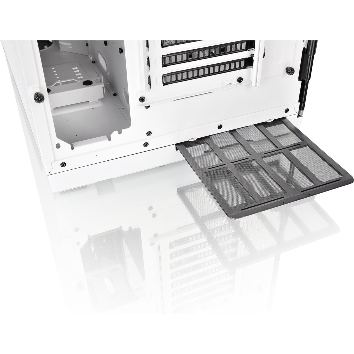 Thermaltake view 51 tg snow argb edition midi tower behuizing (wit | 4x usb-a | 1x usb-c | rgb | window)