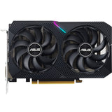 Asus geforce rtx 3050 dual v2 8gb gddr6 grafische kaart (lite hash rate, 1x displayport, 1x hdmi 2.1, dvi-d)