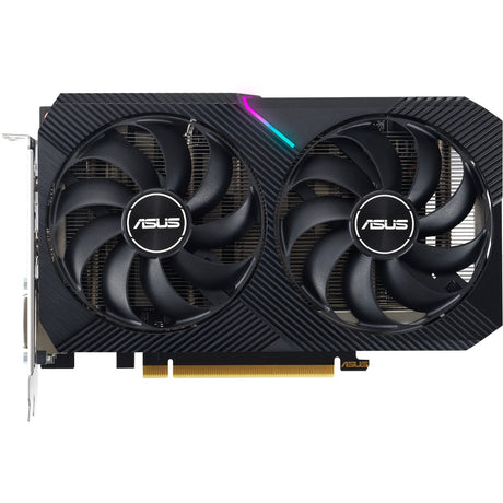 Asus geforce rtx 3050 dual v2 8gb gddr6 grafische kaart (lite hash rate, 1x displayport, 1x hdmi 2.1, dvi-d)