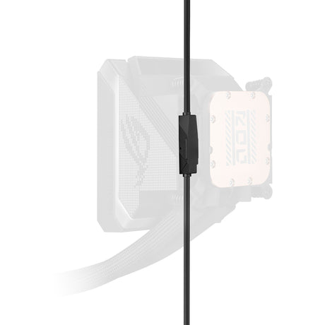 Asus rog strix lc iv 360 argb lcd waterkoeling (zwart)