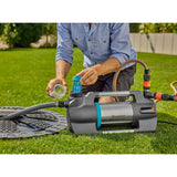 Gardena besproeiingspomp 6500 silentcomfort (donkergrijs roestvrij staal, 1300 watt | bluetooth)