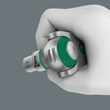 Wera 8100 sc 2 zyklop speed-ratelset, 1 2 , 37‑delig gereedschapsset (zwart groen, snelheidsratel met draaibare kop)