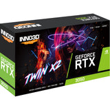 Inno3d geforce rtx 3050 twin x2 8gb grafische kaart (1x hdmi, 1x displayport, 1x dvi-d, dlss 3)