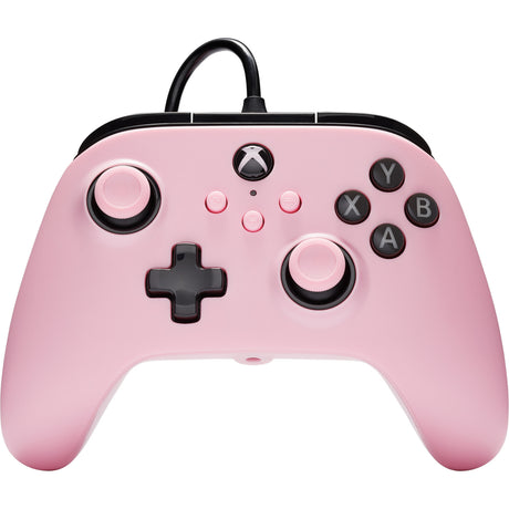 Powera bedrade controller voor xbox series x|s (roze, xbox series x|s, xbox one, pc)