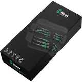 Wera kraftform 12sb1 micro-schroevendraaierset (zwart groen, voor elektrische apparaten)