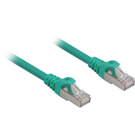 Sharkoon netwerkabel sftp, rj-45 met cat.6a (groen, 0,25 meter, halogeenvrij)