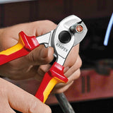 Knipex 95 16 165 - knabbelschaar - vde geïsoleerde handgrepen - chroom
