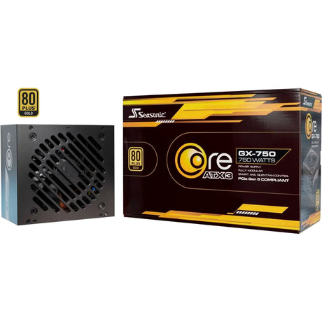 Seasonic core gx-750-v2 atx3.1 modulaire 750 watt voeding (zwart, 1x 12v-2x6, 2x pcie)