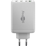 Goobay 100w gan usb-c pd multiport quick charger (wit)