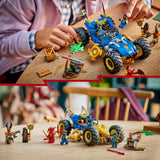 Lego ninjago - jay's transformerende auto constructiespeelgoed (71856)