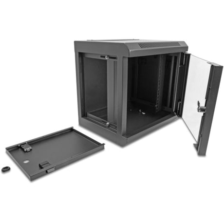 Delock 10″-netwerkkast met glazen deur server rack (zwart, 6u)