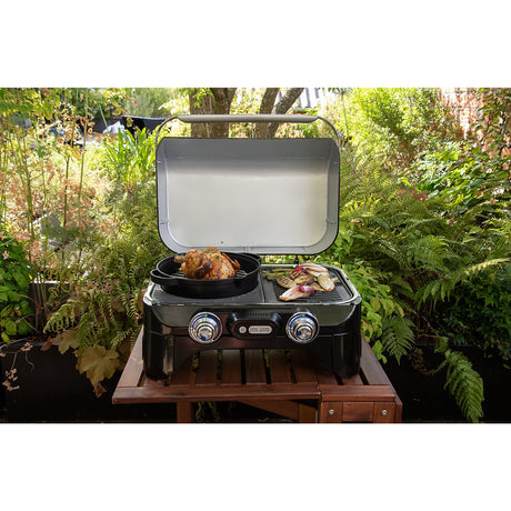 Campingaz culinary modular gietijzeren braadpan bak- braadpan (zwart roestvrij staal)