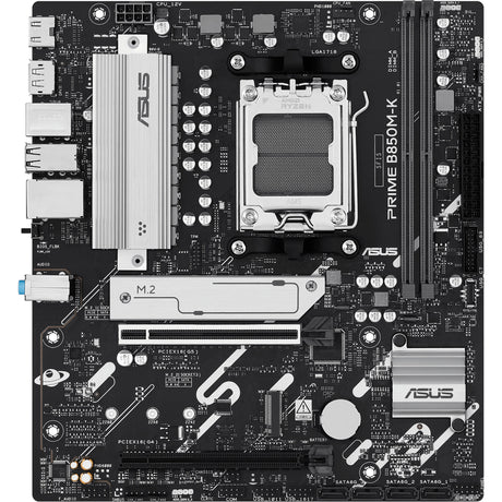 Asus prime b850m-k socket am5 moederbord (2.5gb-lan, sound, µatx)