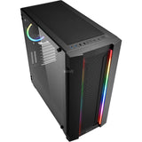 Sharkoon elite shark ca200m big tower behuizing (zwart | 4x usb-a | tempered glass)