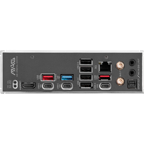 Msi mag b850 tomahawk max wifi socket am5 moederbord (raid, 5gb-lan, wi-fi 7, bt, sound, atx)