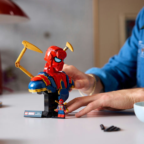 Lego super heroes 76326 iron spider-man buste