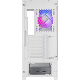 Silverstone lucid 05 mini tower behuizing (wit | 2x usb-a | 1x usb-c | rgb | tempered glass)