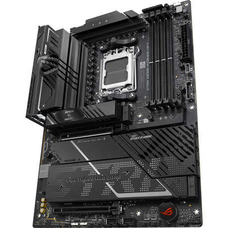 Asus rog strix x870e-h gaming wifi7 socket am5 moederbord (zwart, raid, 5gb-lan, wi-fi 7, bt, sound, atx)