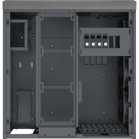 Silverstone crown 04 htpc behuizing (donkergrijs | 4x usb-a | 1x usb-c)