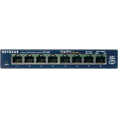 Netgear gs108 switch (blauw, retail)