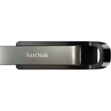 Sandisk extreme go 128 gb usb-stick (zilver zwart, usb 3.2 gen 1)
