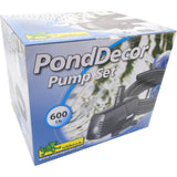 Ubbink ponddecor set 600 pomp (zwart)