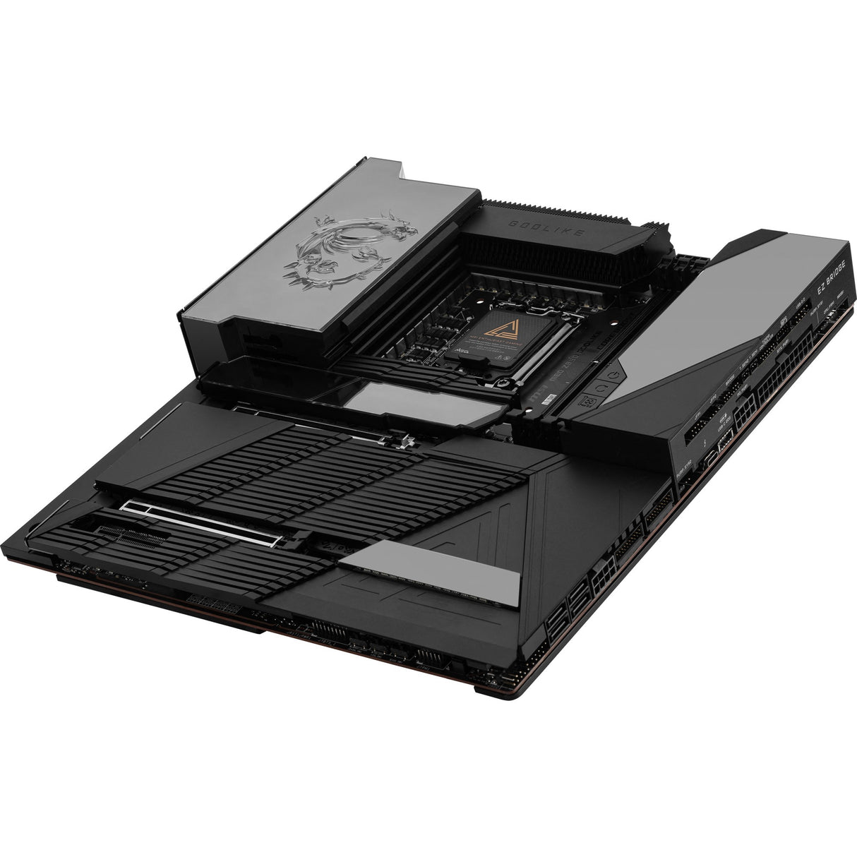Msi meg z890 godlike socket 1851 moederbord (zwart, raid, 10gb-lan, 5gb-lan, wlan, bt, sound, e-atx)