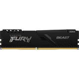 Kingston fury beast 32 gb ddr4-3200 (1x 32 gb) werkgeheugen (zwart, kf432c16bb 32, xmp 2.0)