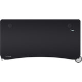 Trust gxt 709 luminus rgb-gamingbureau gaming desk (zwart)