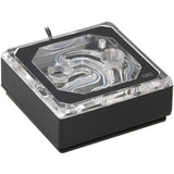 Alphacool eisblock xpx aurora edge acryl black cpu-koeler (transparant zwart)