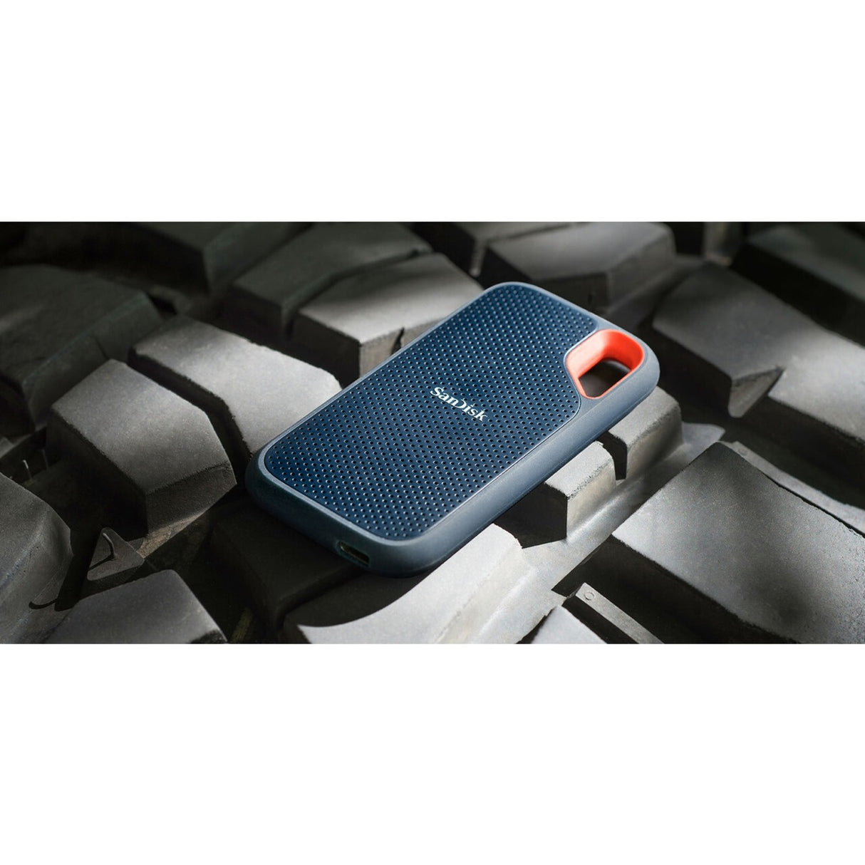 Sandisk extreme portable v2, 2 tb externe ssd (zwart oranje, sdssde61-2t00-g25, usb-c)